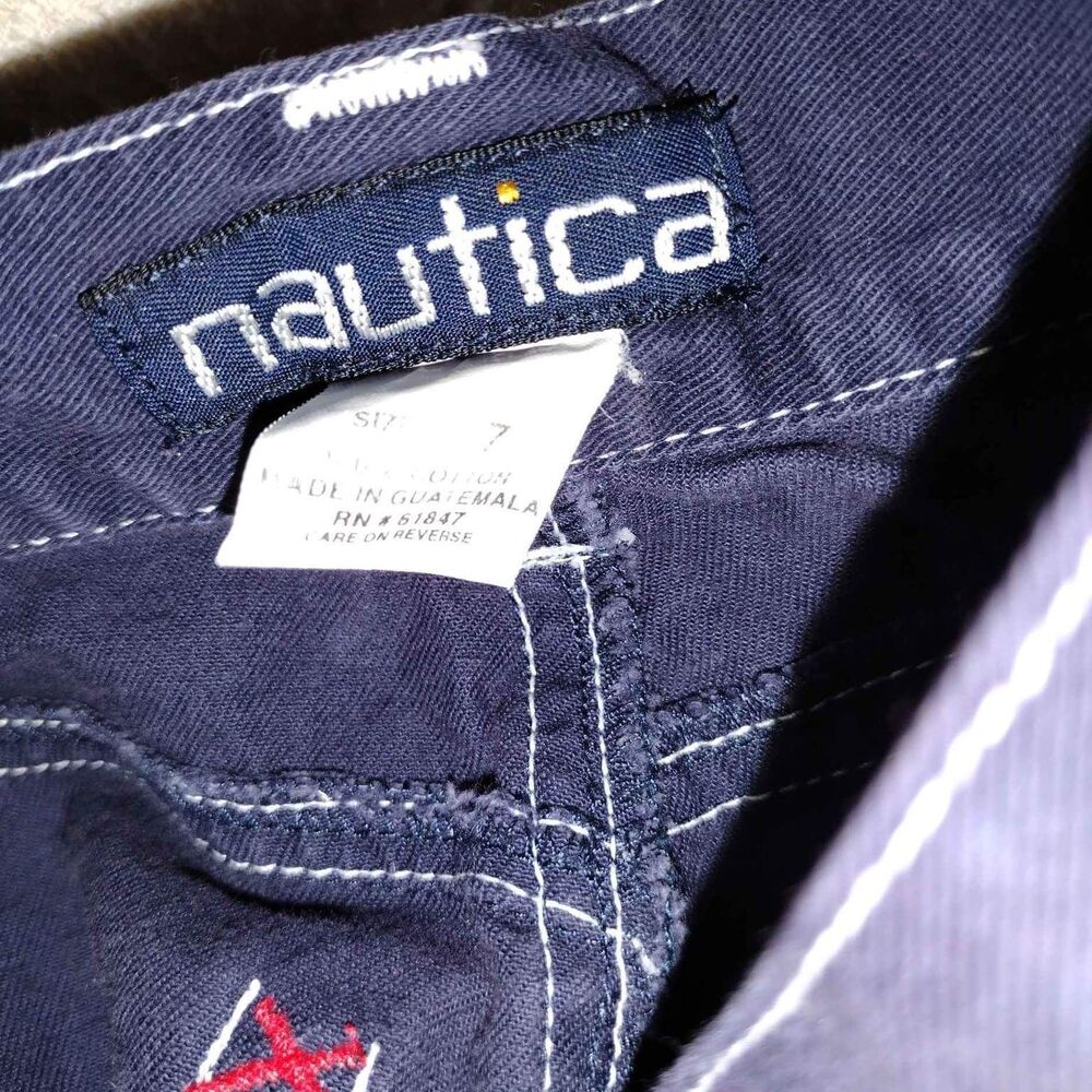 🙂Boys' Blue Nautica Painter's Pants Size 7 - Picture 5 of 5